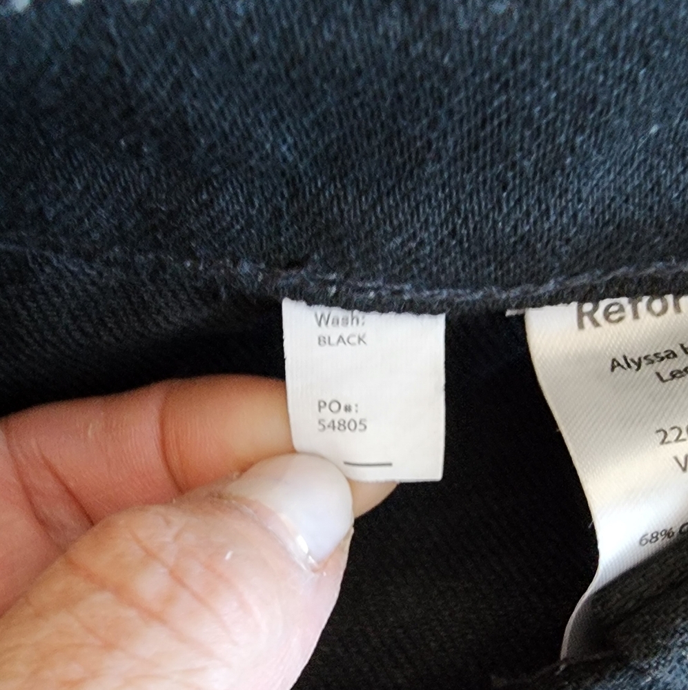 Reformation Black Flare & Wide Leg Jeans - Picture 6 of 14